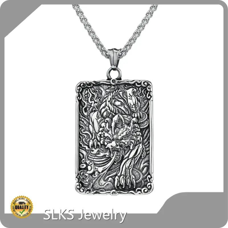 Steel Necklace SLKS Jewelry Brand Link Chain Pendant Necklaces 1