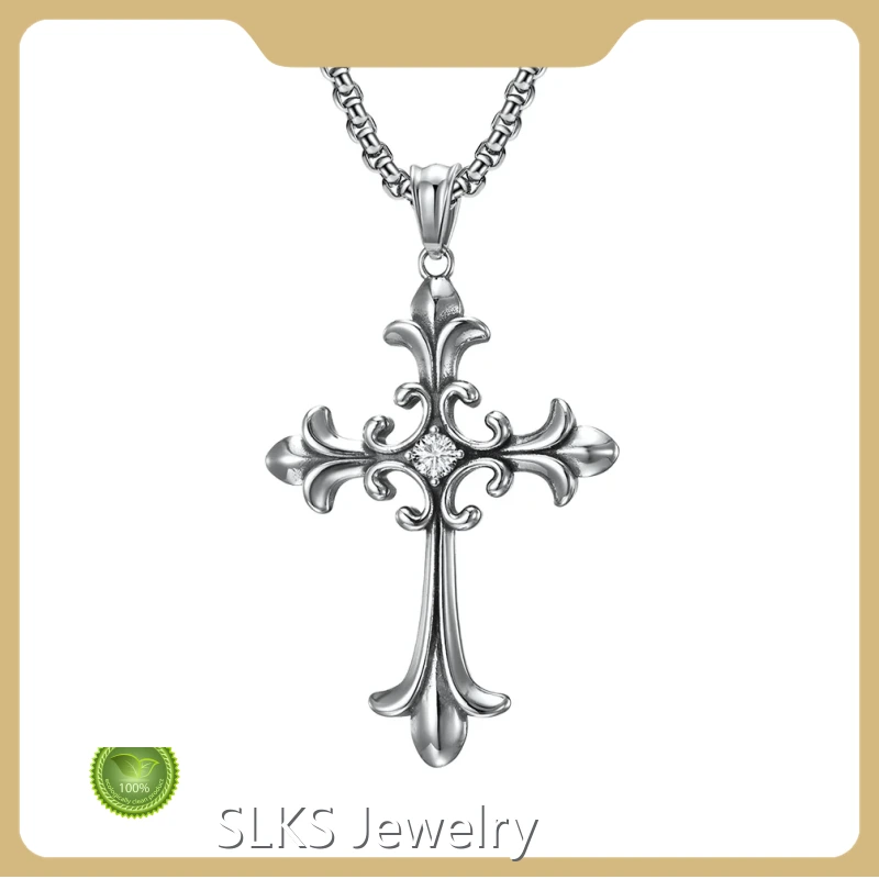 Stainless Necklace Bulk Buy Length:58mm Width:40mm SLKS Jewelry 1