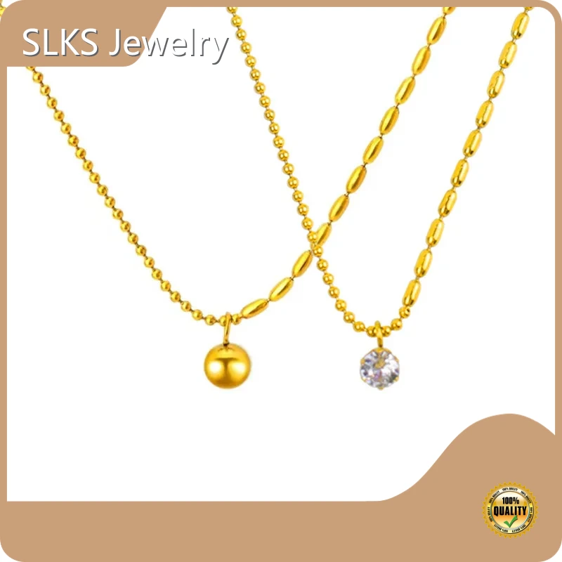 Stainless Steel Silver Necklace SLKS Jewelry,3-15 Days 1