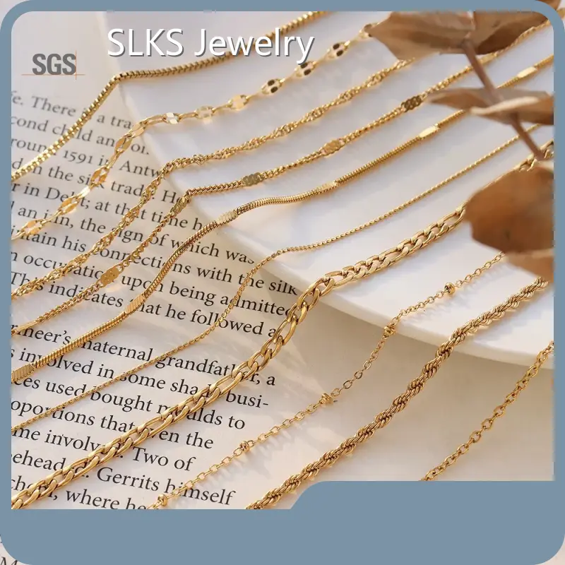 Stainless Steel Necklace None Wholesale - SLKS Jewelry 1