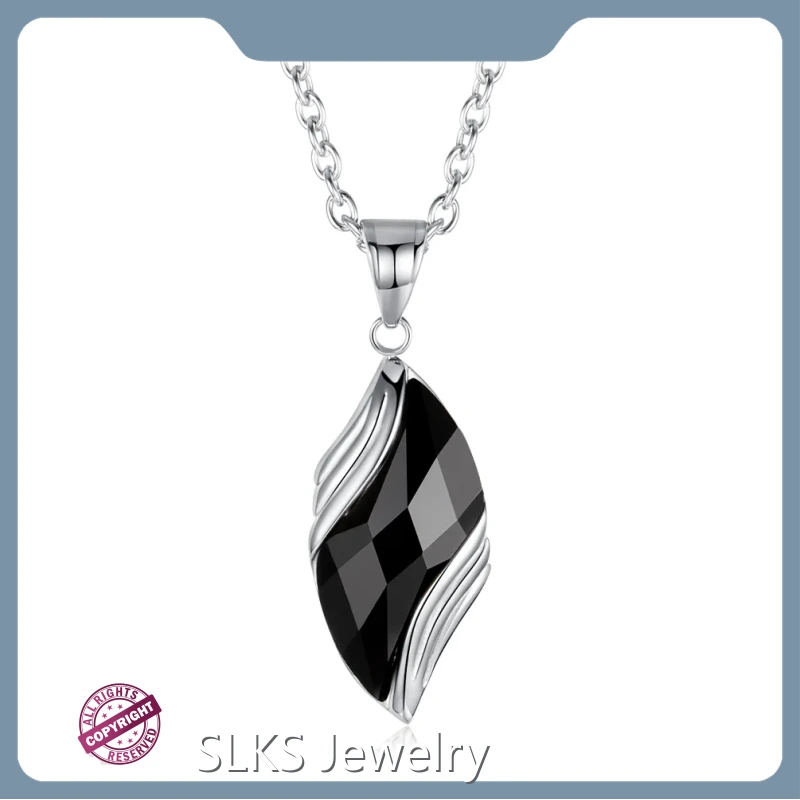 Hot Stainless Steel Necklace Bulk None SLKS Jewelry Brand 1