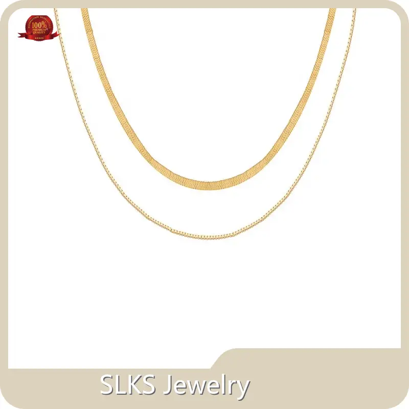 Custom Stainless Steel Necklace Bulk Letter SLKS Jewelry 1