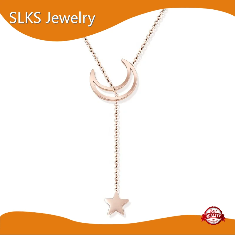 Hot Stainless Steel Chain Necklace Opp Bag SLKS Jewelry Brand 1
