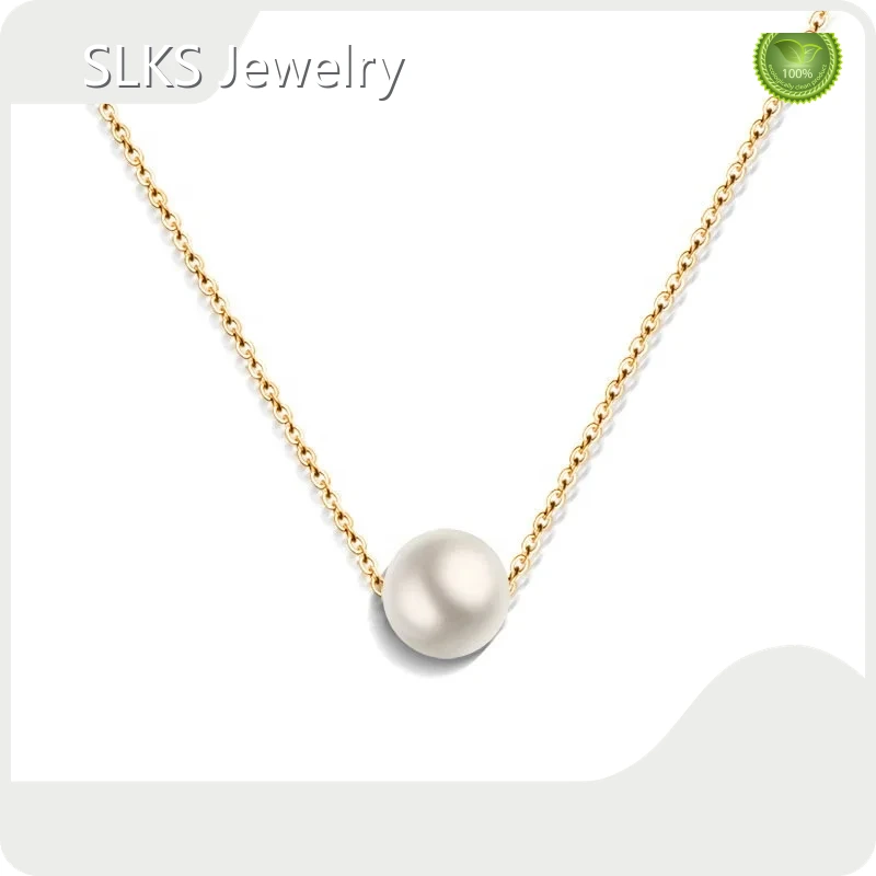 Wholesale Stainless Silver Necklace SLKS Jewelry Brand 1