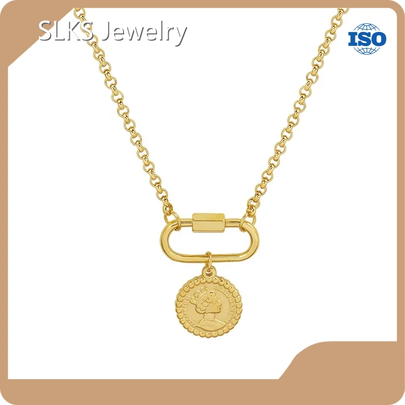 Stainless Silver Necklace SLKS Jewelry Manufacture No Rust 1