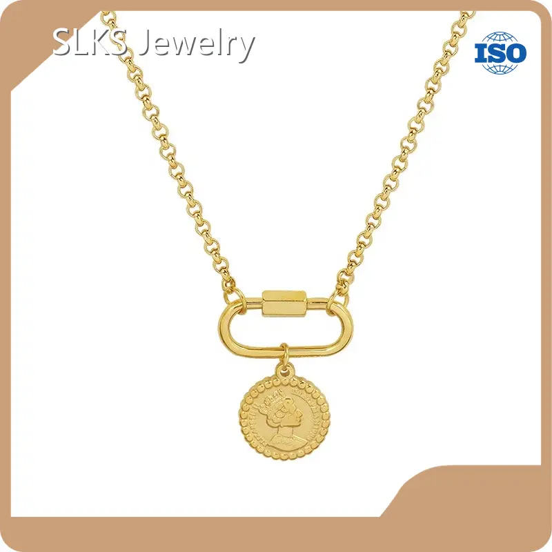 Stainless Silver Necklace SLKS Jewelry Manufacture No Rust 1