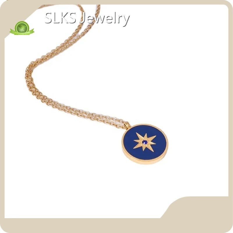 Wholesale Stainless Steel Necklace Wholesale SLKS Jewelry Brand 1