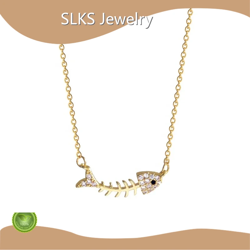 Hot Stainless Steel Necklace Wholesale Party SLKS Jewelry Brand 1