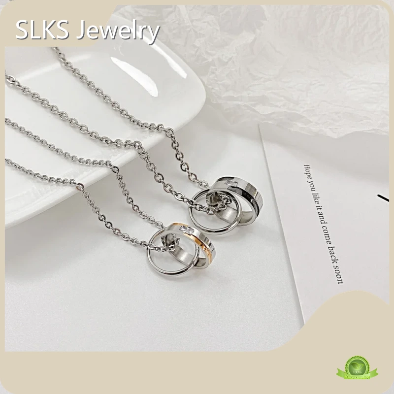 Stainless Silver Necklace Electroplating - - SLKS Jewelry 1
