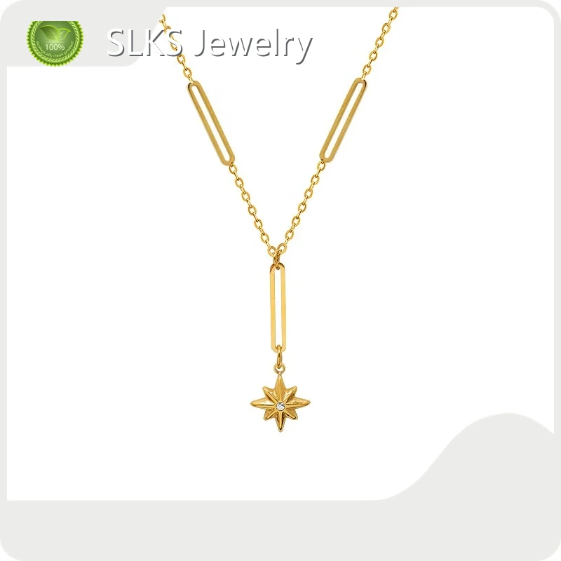 Stainless Mens Necklace Stainless Steel by SLKS Jewelry 1