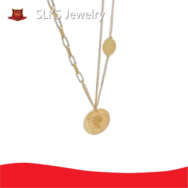S Steel Necklace Silver Plated - - SLKS Jewelry 1