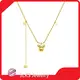Stainless Silver Necklace Steel /Gold by SLKS Jewelry 1