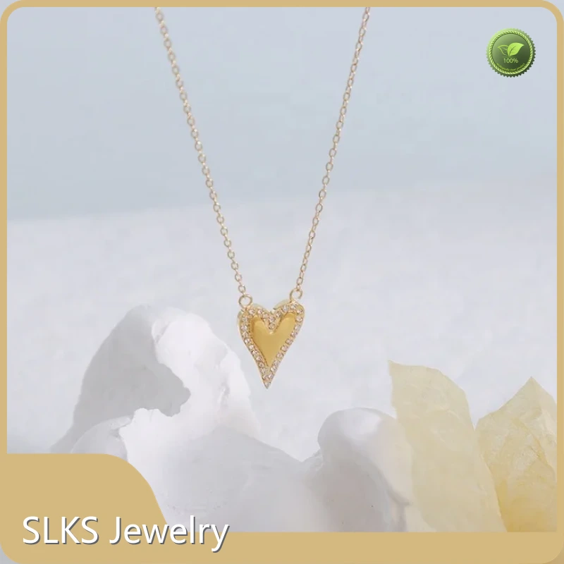 Stainless Necklace Heart by SLKS Jewelry 1