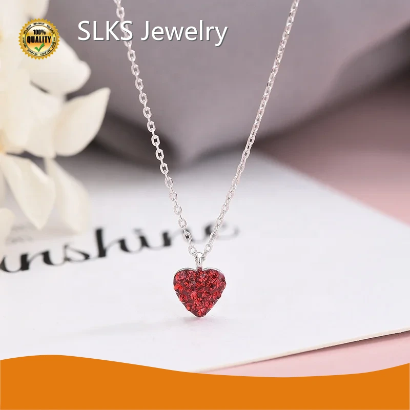 Stain Steel Necklace Engagement - - SLKS Jewelry 1