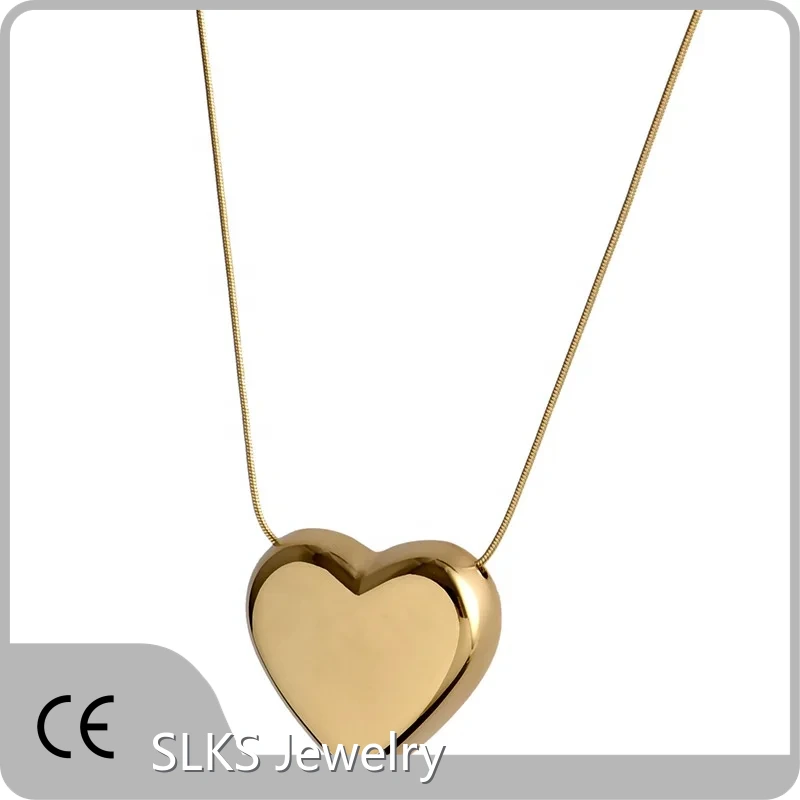 Stainless Steel Silver Necklace Wedding - - SLKS Jewelry 1