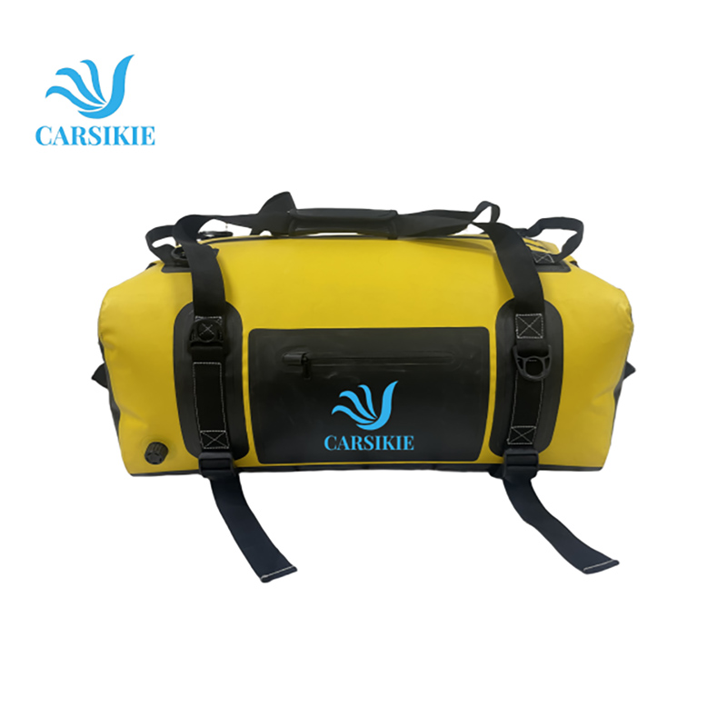 Custom Logo Wholesale Waterproof Duffel Bags JD002 Waterproof Outdoor Large Capacity Traveling Sports Weekender Overnight Foldable Travel Duffel  Bag with Dry Wet Separation Pocket 2