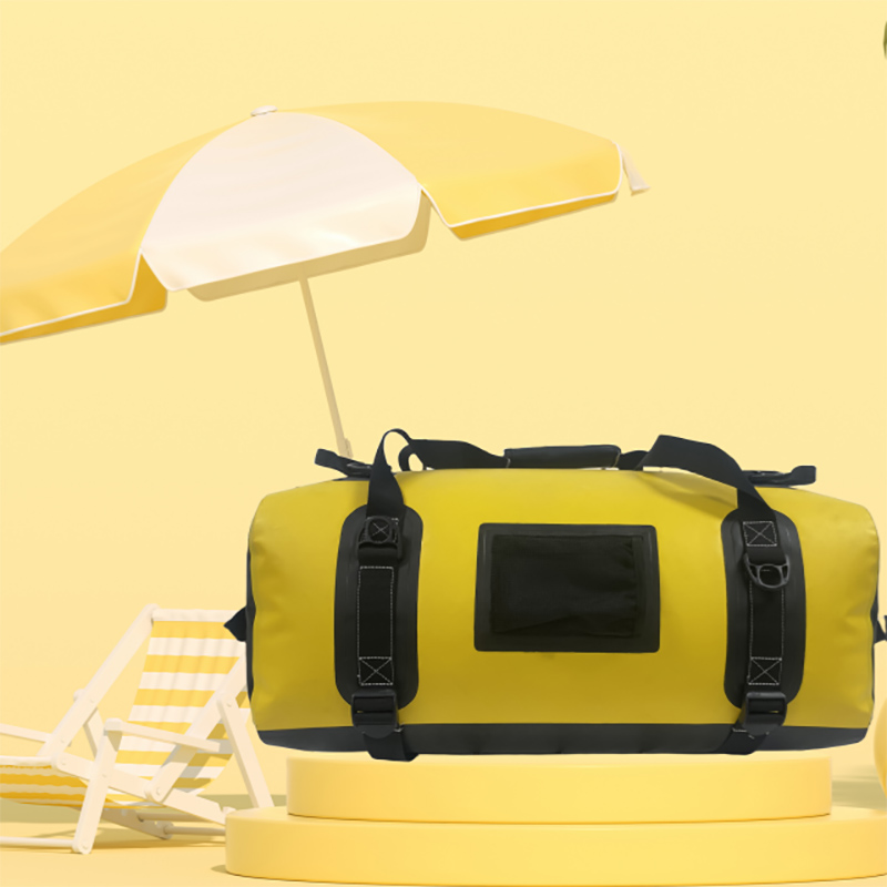 Custom Logo Wholesale Waterproof Duffel Bags JD002 Waterproof Outdoor Large Capacity Traveling Sports Weekender Overnight Foldable Travel Duffel  Bag with Dry Wet Separation Pocket 1