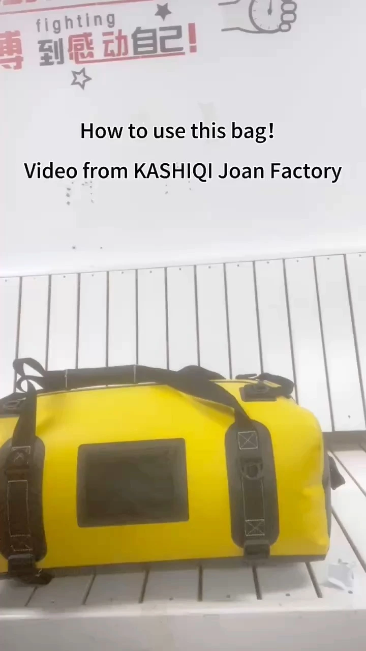 Custom Outdoor PVC TPU Floating Roll Top Kayak Gear Backpack JA043 1