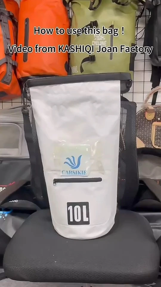 Custom Green PVC Outdoor Waterproof Dry Bags JA013 1