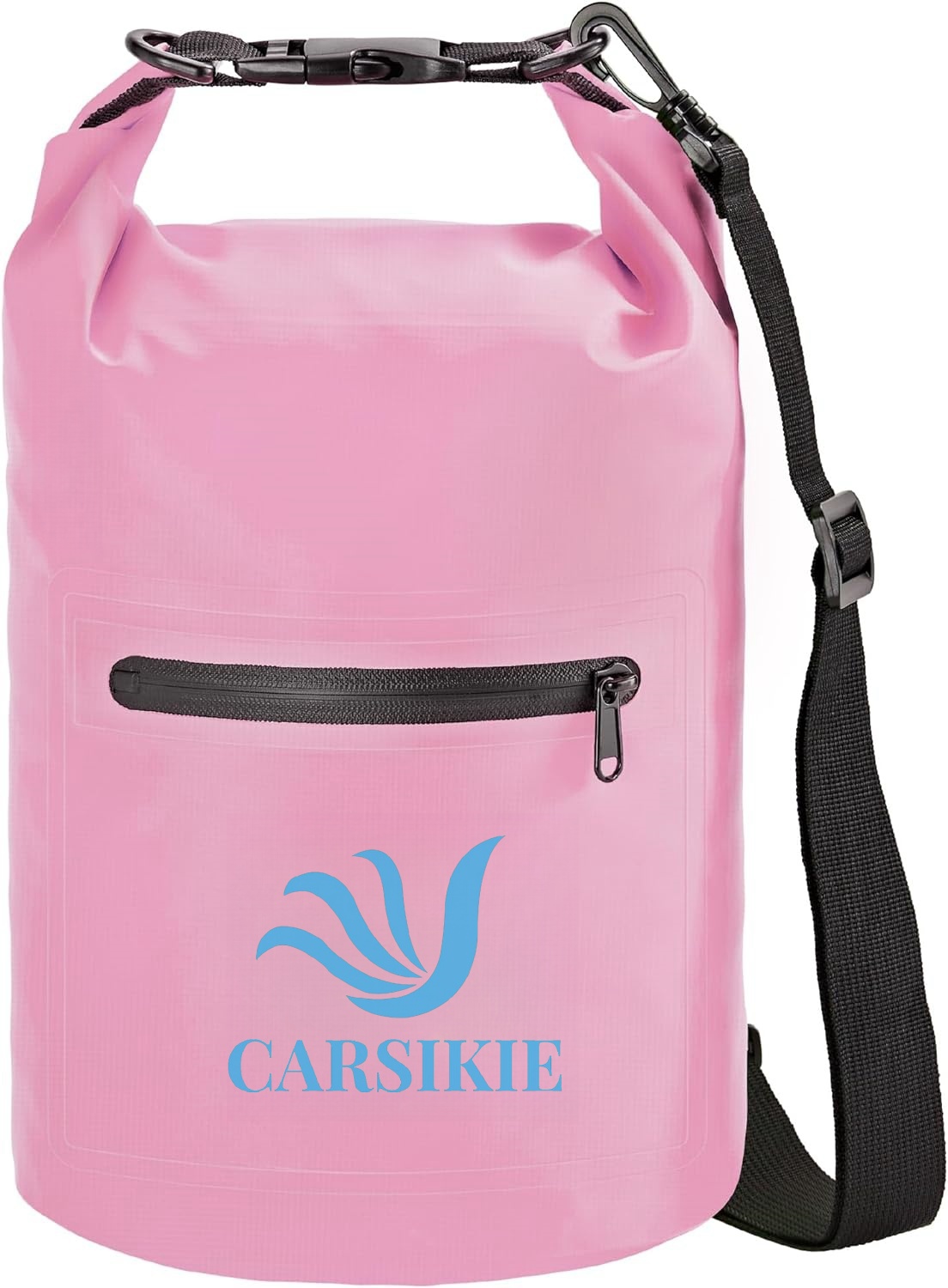 OEM Pink Waterproof Dry Bags with Custom Print Logo JA015 4