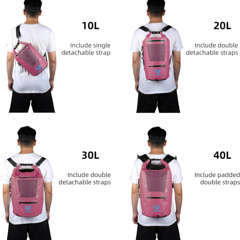 Custom Logo Ocean Pack Waterproof Backpack Dry Bag JA042 6
