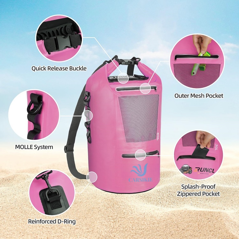 Custom Logo Ocean Pack Waterproof Backpack Dry Bag JA042 7