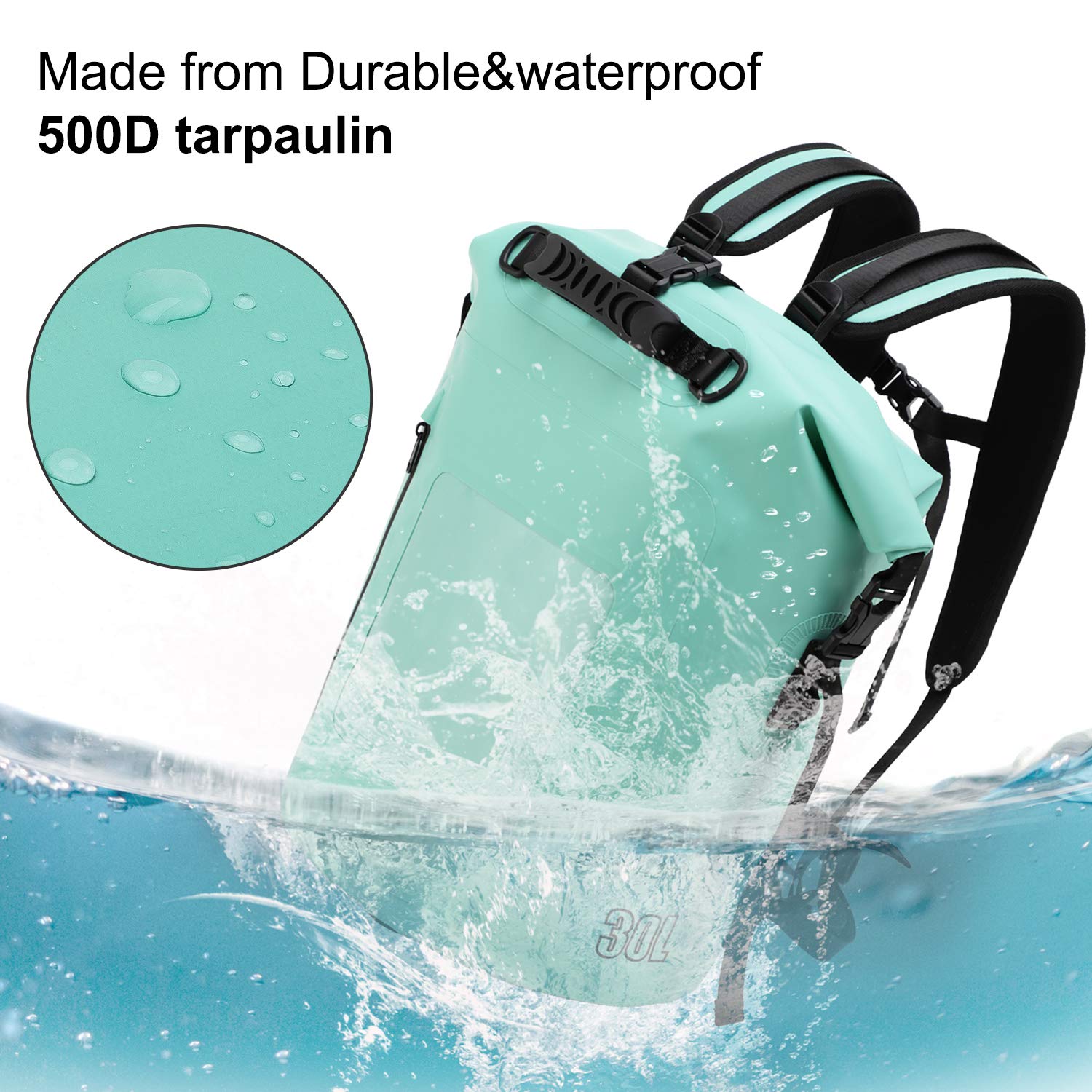 cheap Compression Roll Top backpack travel waterproof dry bag 1