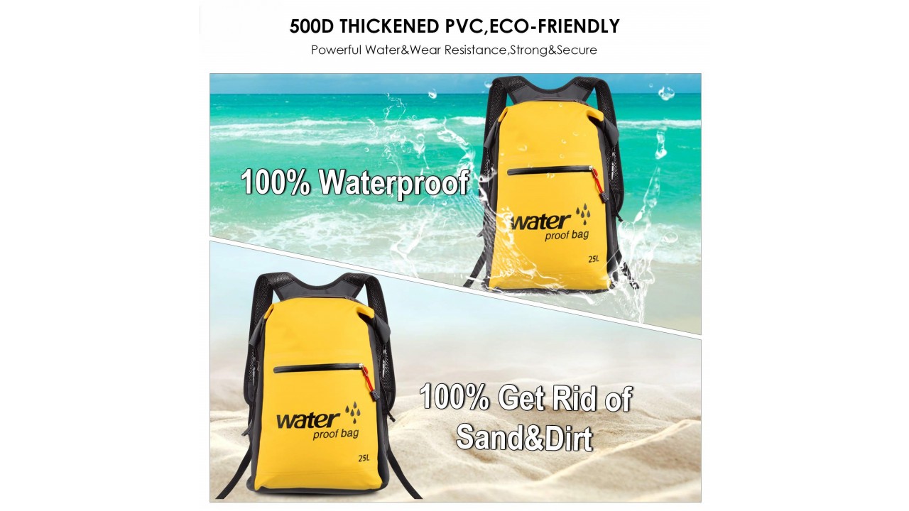 Customizable Waterproof Dry Bag Backpack Outdoor Hiking Camping Roll Top Dry Bag Backpack 1