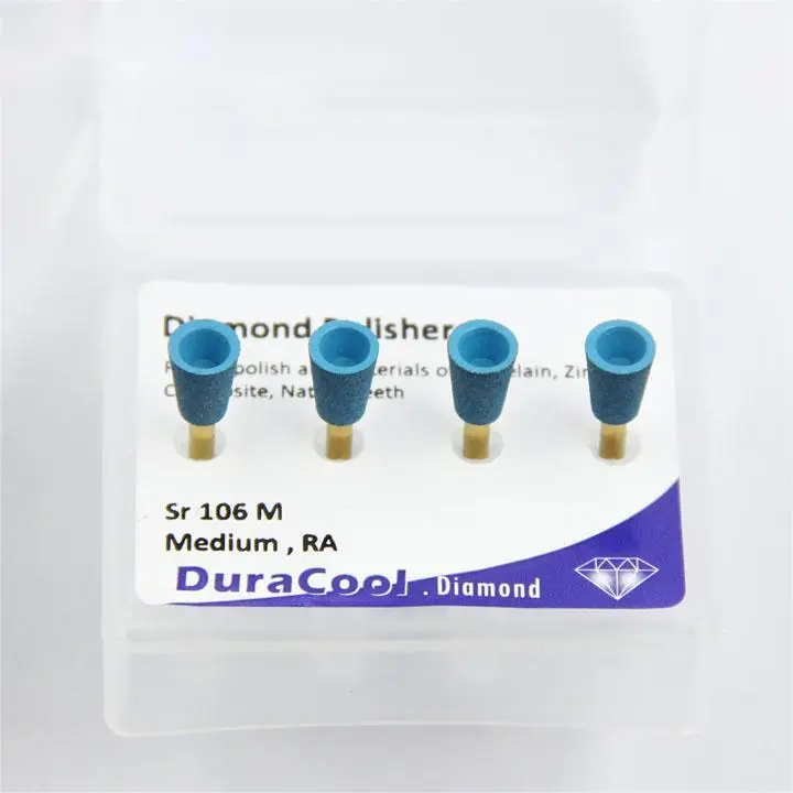Copas de pulido de diamante de caucho, sistemas de pulido de caucho de diamante dental para pulir, esmerilar, acabar, circonio, porcelana de vidrio, esmerilar herramientas de laboratorio dental 1