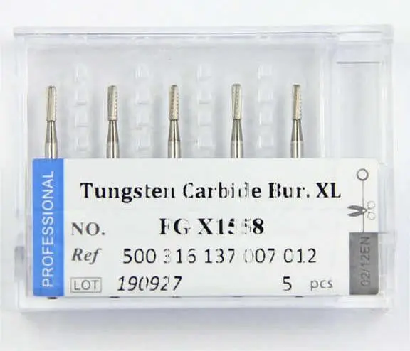 Vástago FG XL de alta calidad, fisura abovedada 316, corte transversal quirúrgico de alta velocidad, carburo dental burDental, ruedas de pulido de resina compuesta y sistema impregnado de diamante para herramientas de laboratorio 1