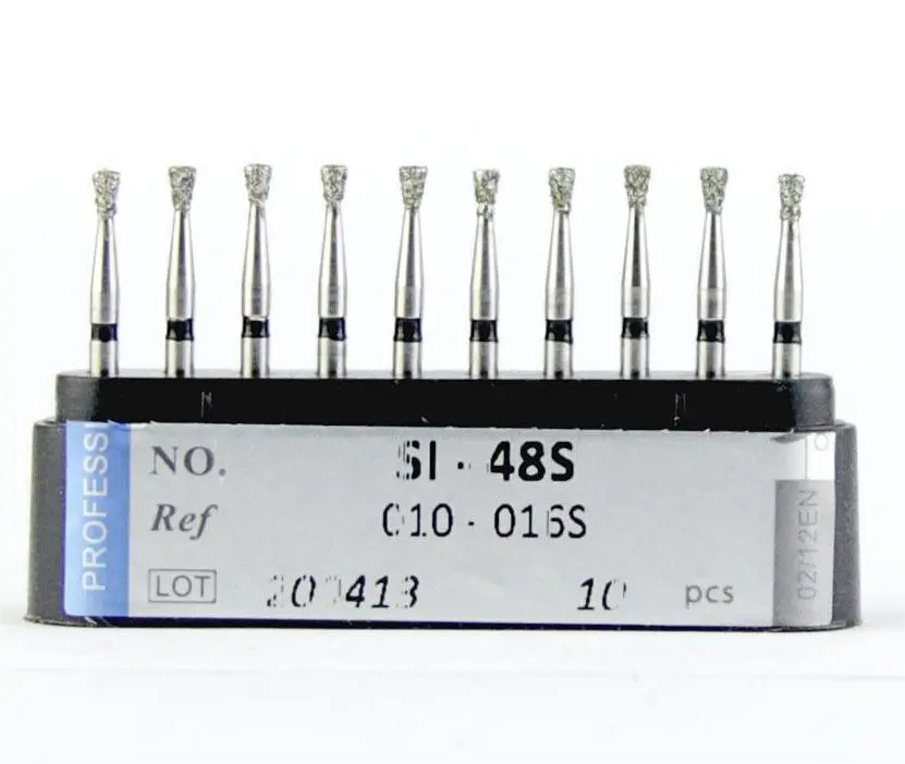 Dental Diamond Burs FG 1-1.8mm Shank Inverted Taper SI High Speed ​​Polishing Diamond Burs 1