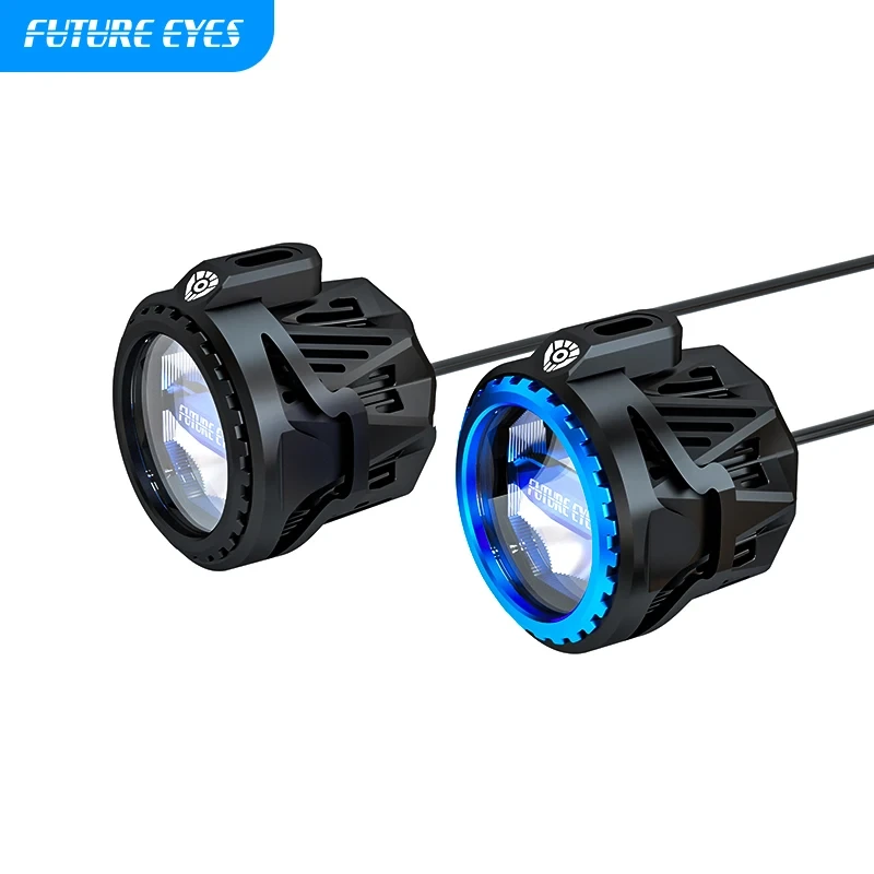 FUTURE EYES Pl40 180w Magnetic Switch Low High Beam Auxiliary Led Fog Light For Motorcycle 1