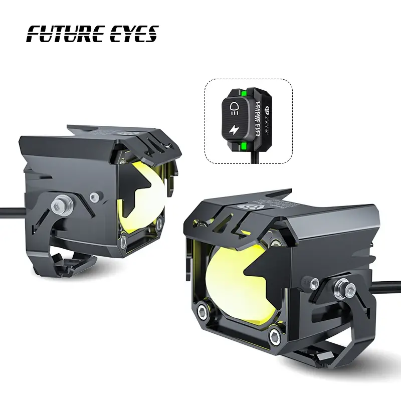 Motorcycle Auxiliary Lights 3000K-6000K by FUTURE EYES 2