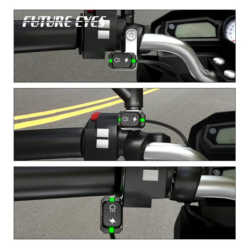 Motorcycle Auxiliary Lights 3000K-6000K by FUTURE EYES 4