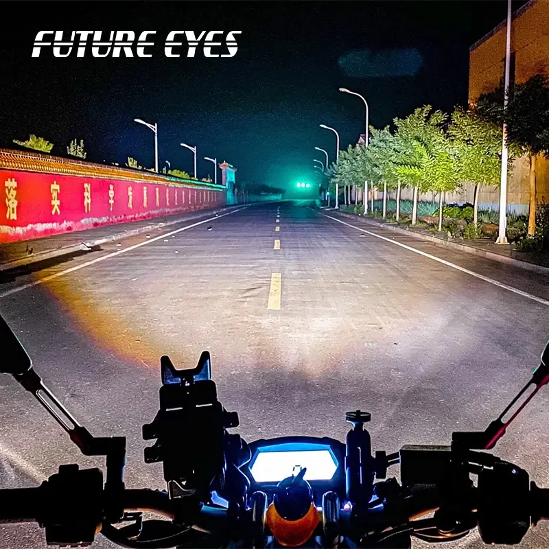 Motorcycle Auxiliary Lights 3000K-6000K by FUTURE EYES 6