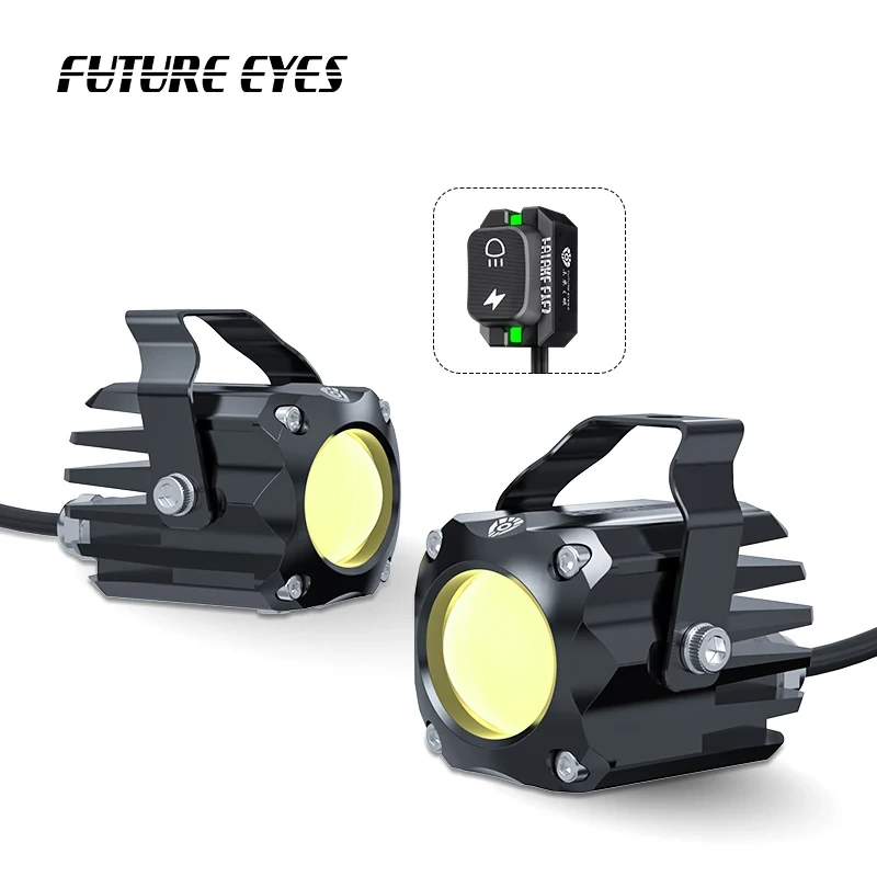 FUTURE EYES F150-S Wholesale Wired Backlight Switch Mini Scooter Motorcycle Spotlight 1