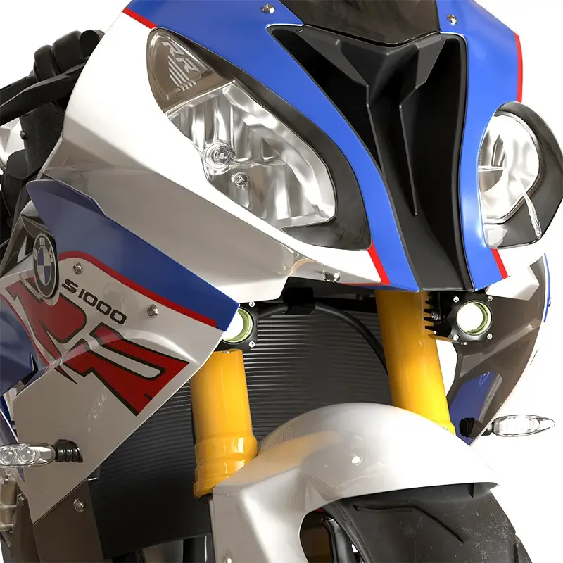 Bulkbest Motorcycle Led Auxiliary Lights Universal LED Chips 3