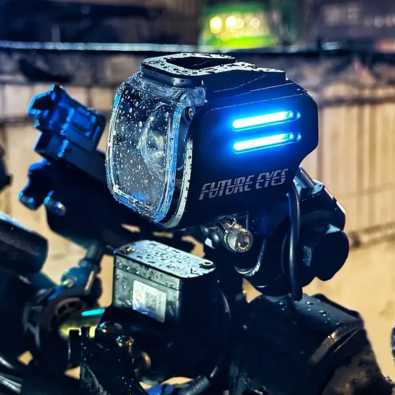 Custom Auxiliary Lamp on Motorcycle Auxiliary Lamp on Motorcycle Company 6