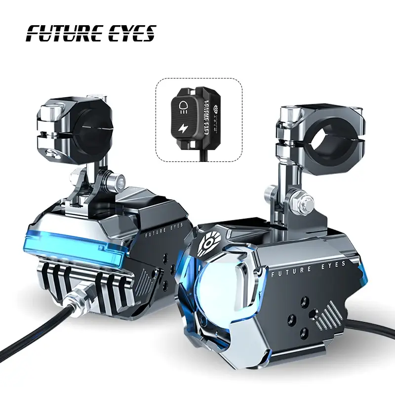 Enhance Your Ride: Motorcycle LED Auxiliary Fog Lights For Increased Visibility 1