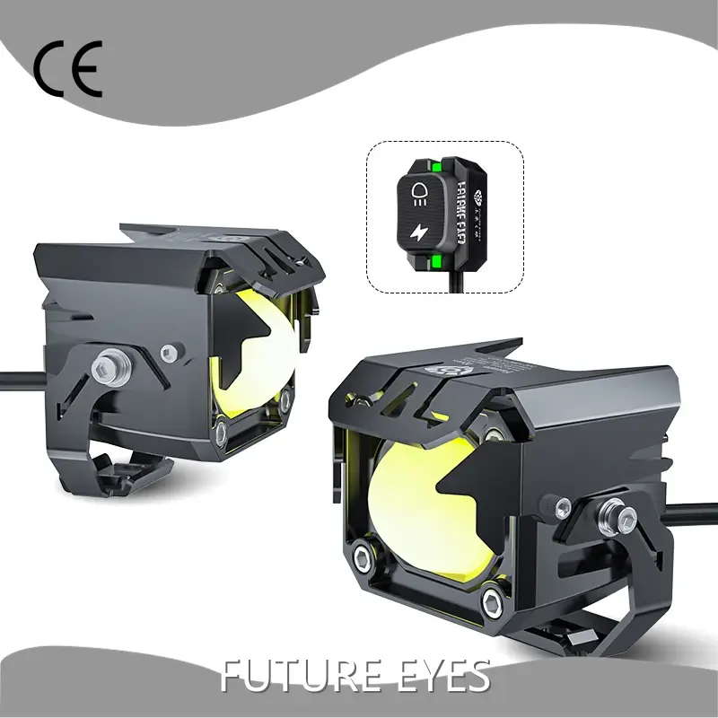 Best Motorcycle Led Auxiliary Lights Black LED Chipscost 1