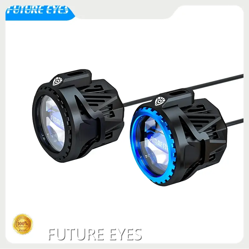 Auxiliary Motorcycle Lights Black/ Silver 100Wsupply 1