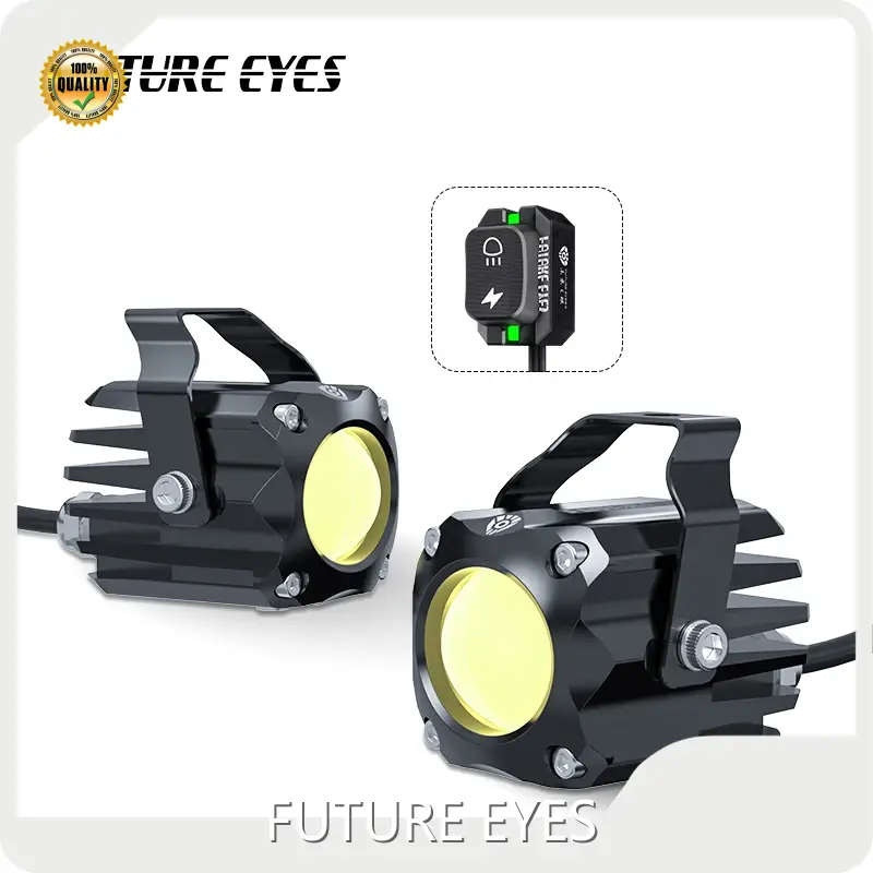 Aux Lamp Motorcycle Motorcycle Motorbike Headlight by FUTURE EYES 1