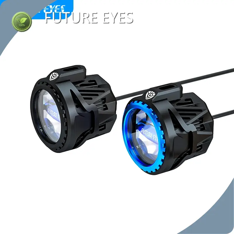 Best Motorcycle Led Auxiliary Lights Black/ Silver CNC Aluminumfactory 1