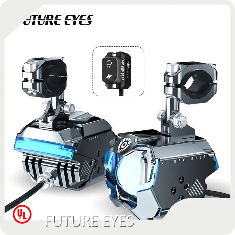 Motorcycle Led Auxiliary Driving Lights 100% Fitment by FUTURE EYES 1