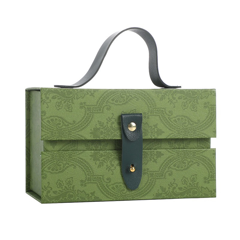 Reine handgefertigte Geschenkbox, leichtes Luxus-Spezialpapier, kratzfest 1