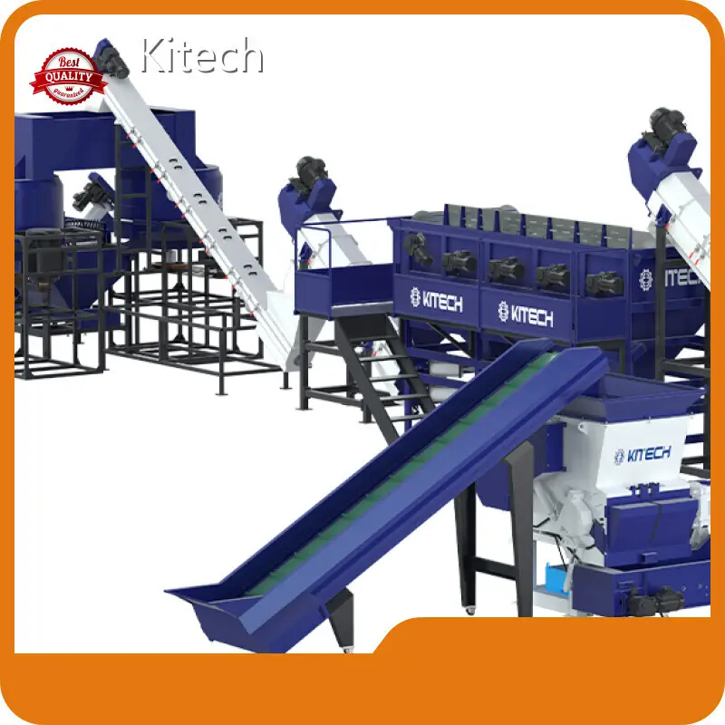 Kitech Commercial Plastic Recycling Machine Company 1