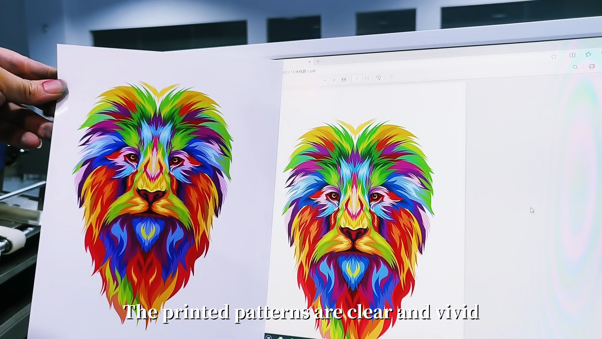 High Quality single pass digital printer for carton 1
