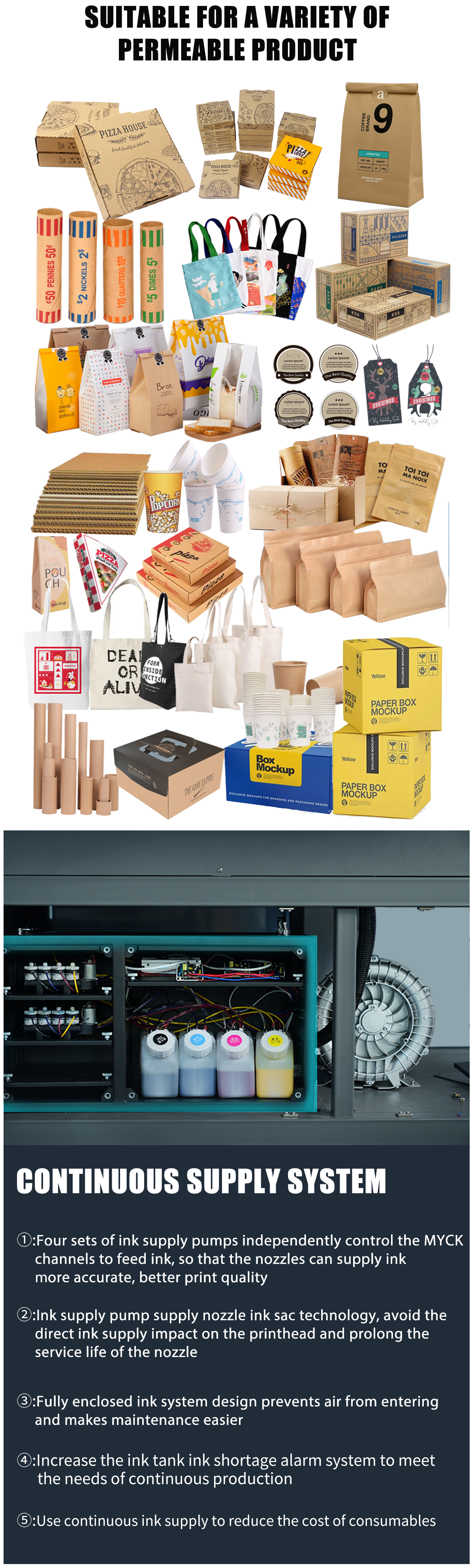 Wholesale High Quality single pass printer for coffee paper bag 4