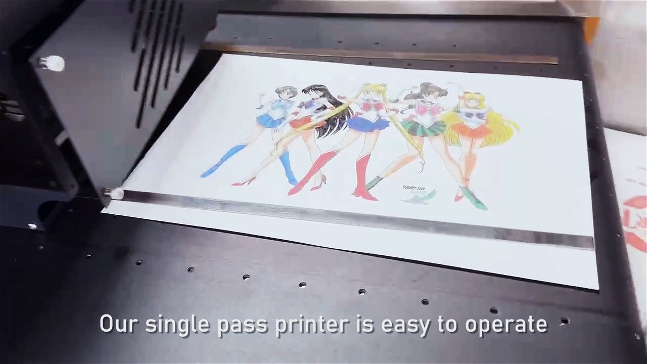 Kelier Factory Price Uv Printer Digital Printing Machine Corrugated Box High Quality Printer For Single Pass Printer 1