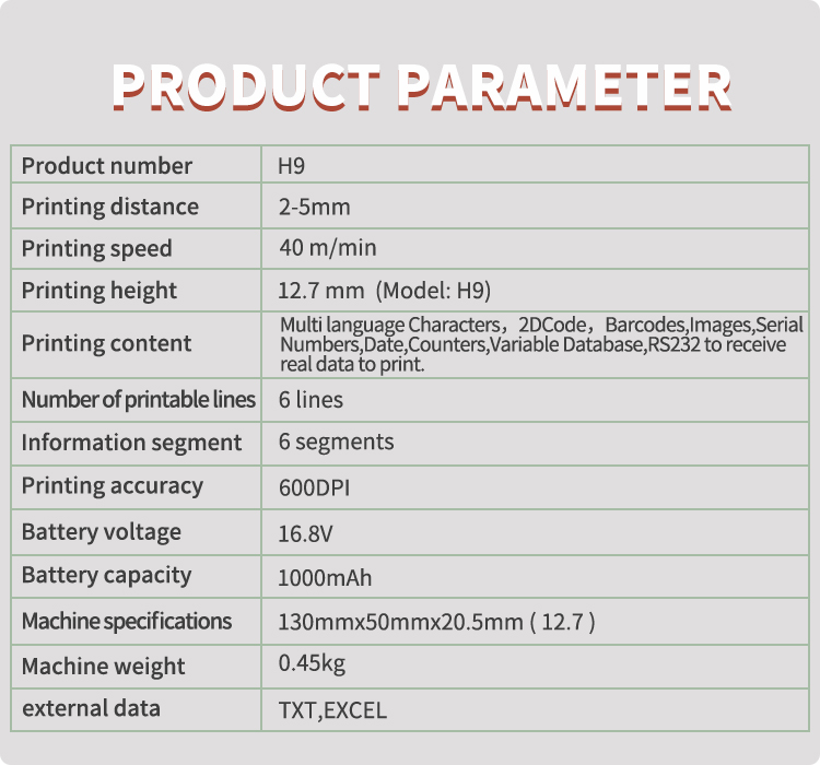 Best Handheld Inkjet Printer Factory Price - Kelier 5